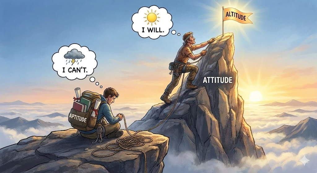 কেন আপনার দৃষ্টিভঙ্গিই আপনার সাফল্যের উচ্চতা নির্ধারণ করে