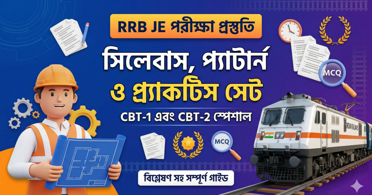RRB JUNIOR ENGINEER 1 RRB Junior Engineer JE Exam Preparation Syllabus and Practice Set